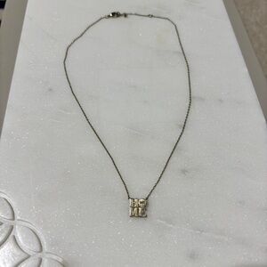 Gold tone Necklace with “Home” KY Charm